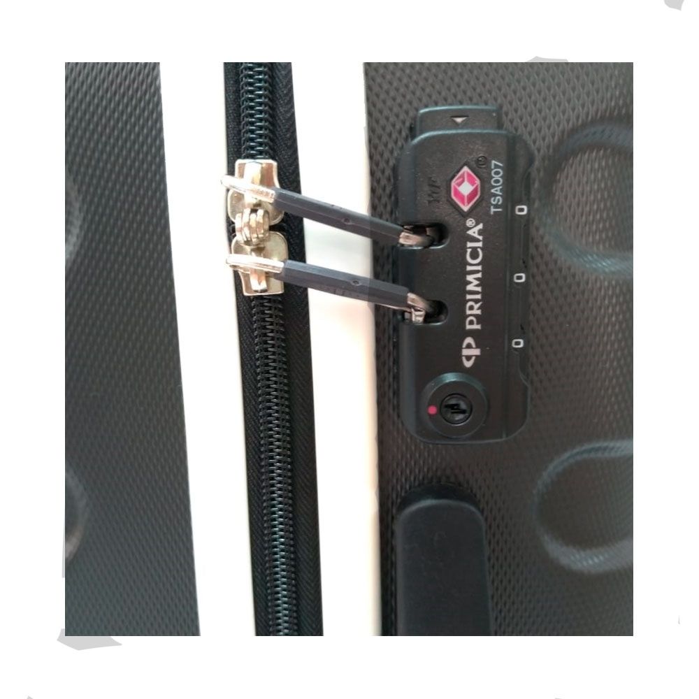 MALA DE VIAGEM GRANDE RESISTENTE ABS PRETO MARROCOS 91702/4PT PRIMICIA