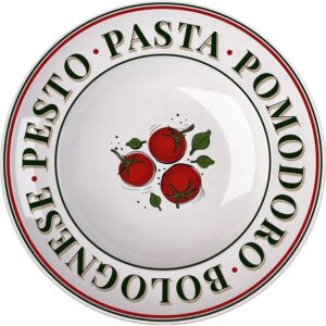 PRATO FUNDO VERSA PARA MASSAS OU PASTAS DECORADO PORCELANA GERMER