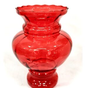 VASO CAMÉLIA VERMELHO RIGADO PEQUENO MISTRAL